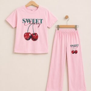 Pink trouser shirts for Girls